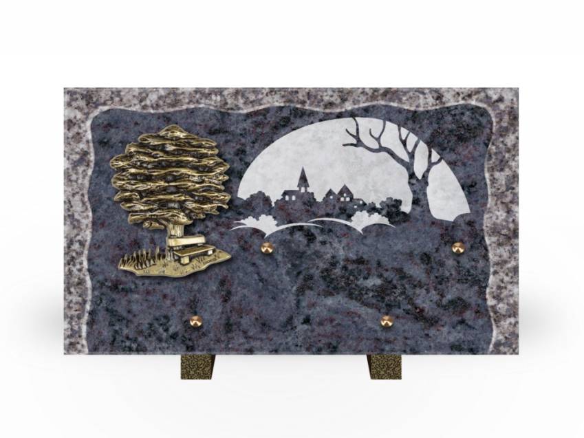 Plaque Granit Rectangle recueil