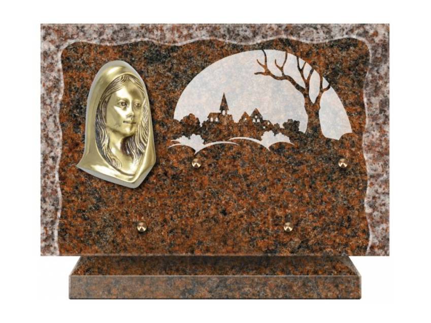 Plaque Granit Rectangle recueil