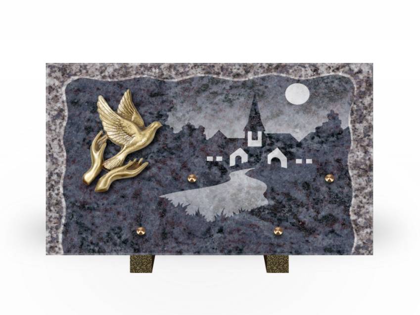 Plaque Granit Rectangle recueil