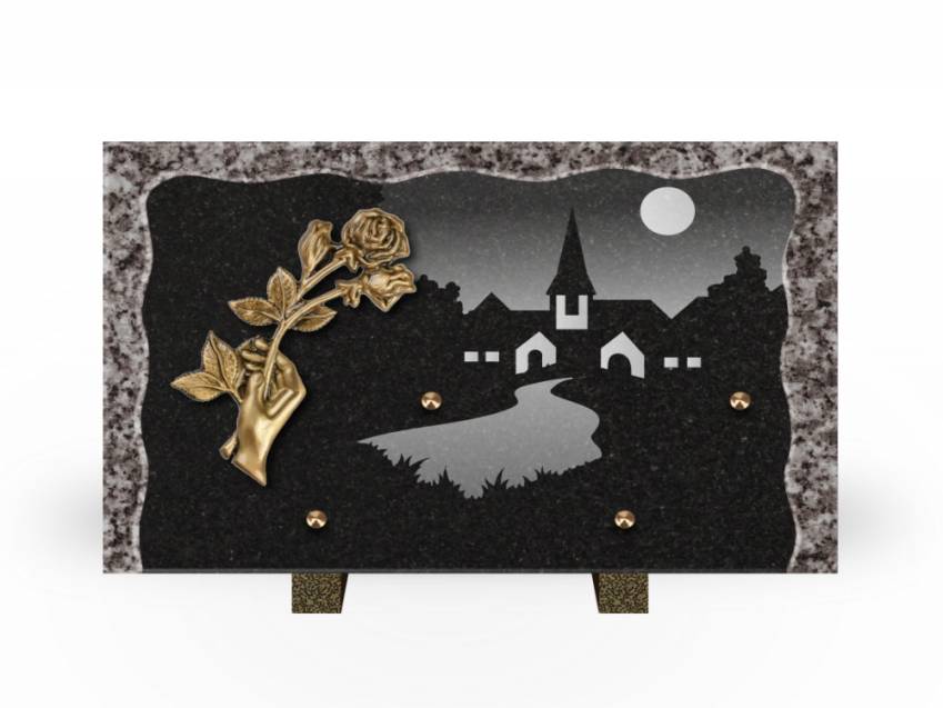 Plaque Granit Rectangle recueil