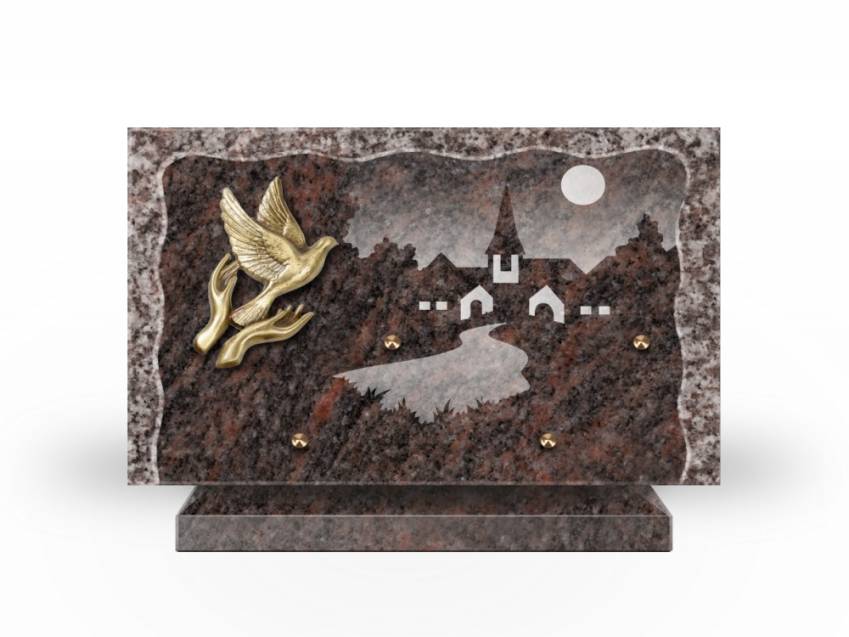 Plaque Granit Rectangle recueil