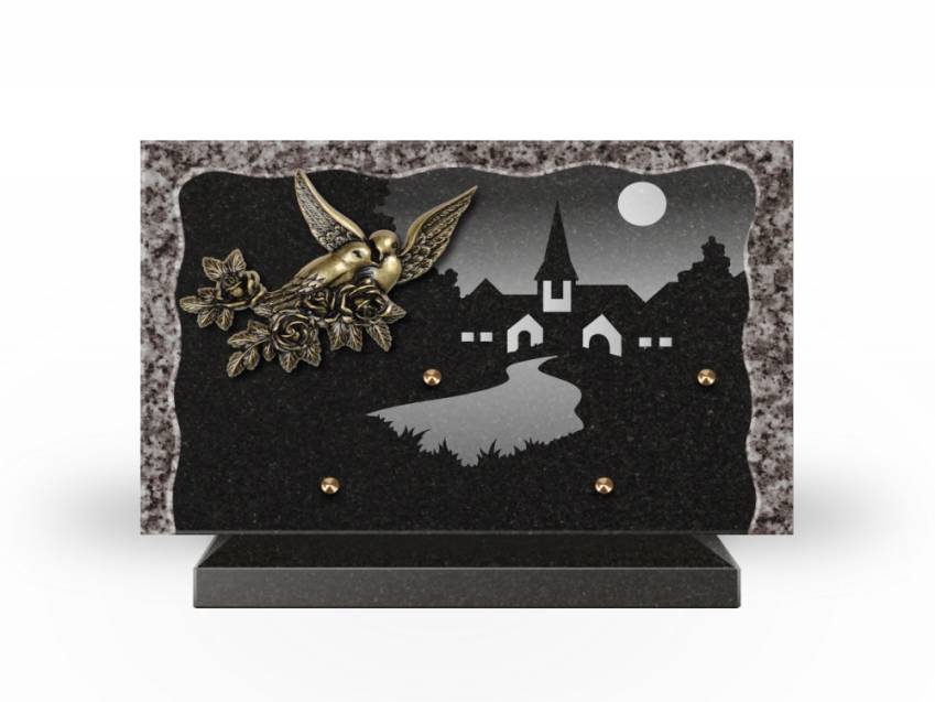 Plaque Granit Rectangle recueil