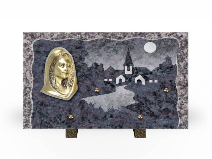 Plaque Granit Rectangle recueil