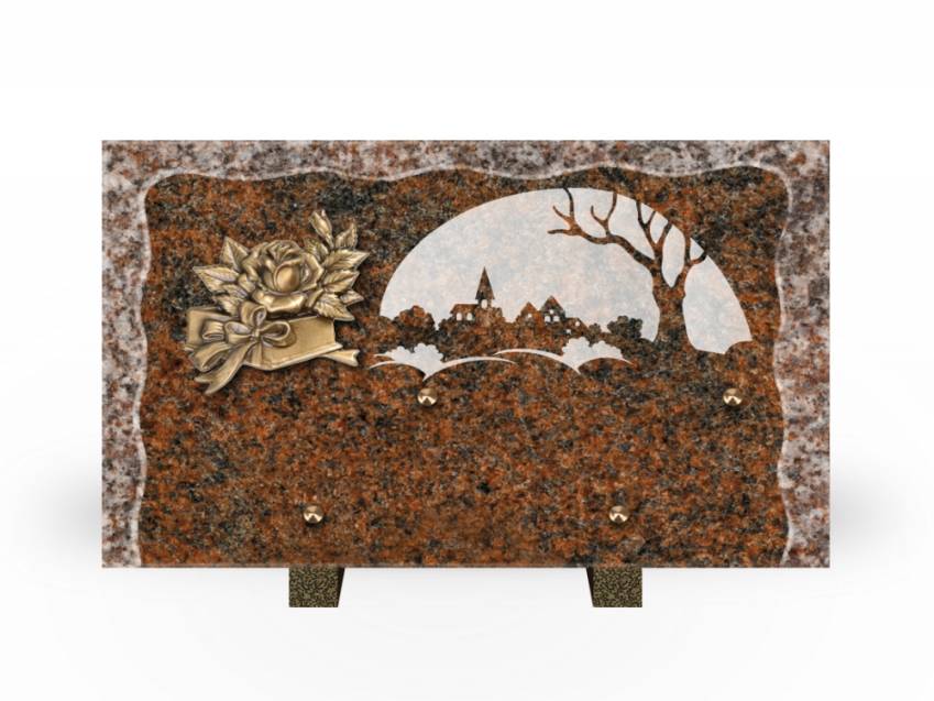 Plaque Granit Rectangle recueil