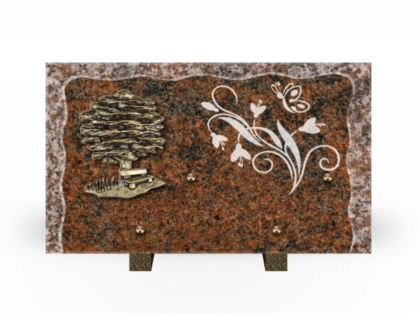 Plaque Granit Rectangle recueil