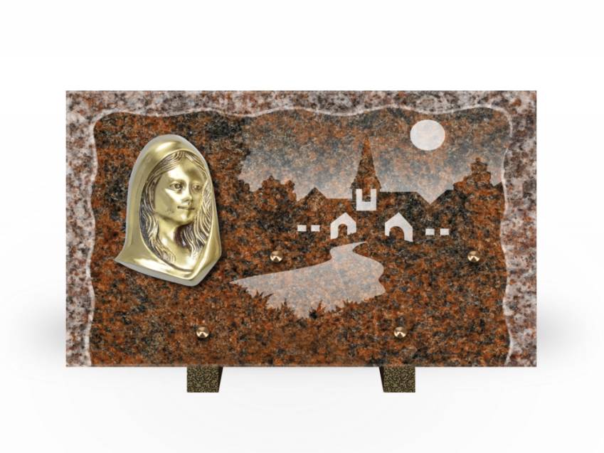 Plaque Granit Rectangle recueil