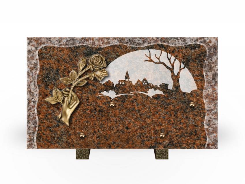 Plaque Granit Rectangle recueil