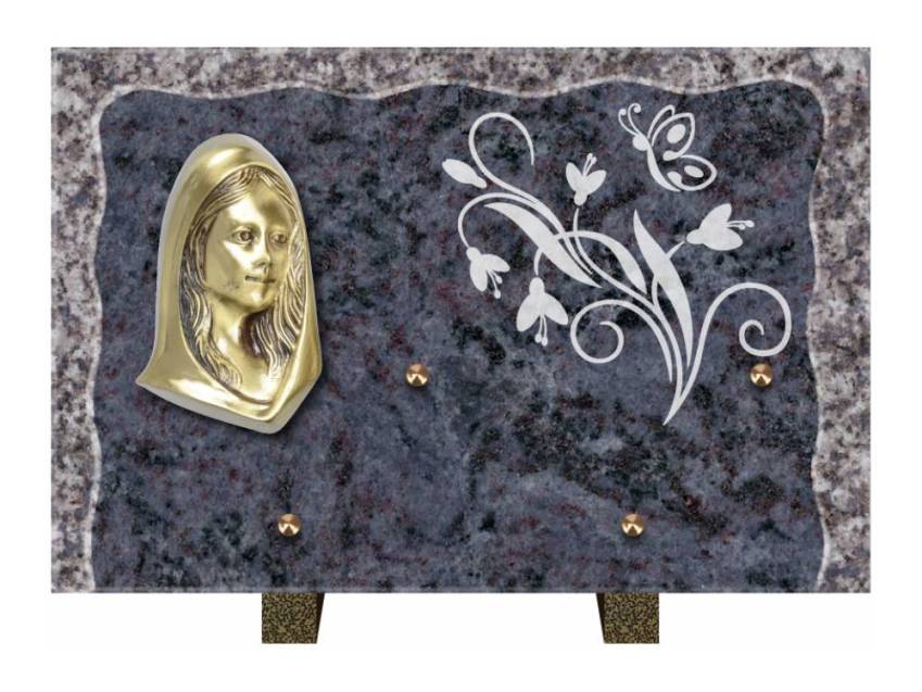 Plaque Granit Rectangle recueil