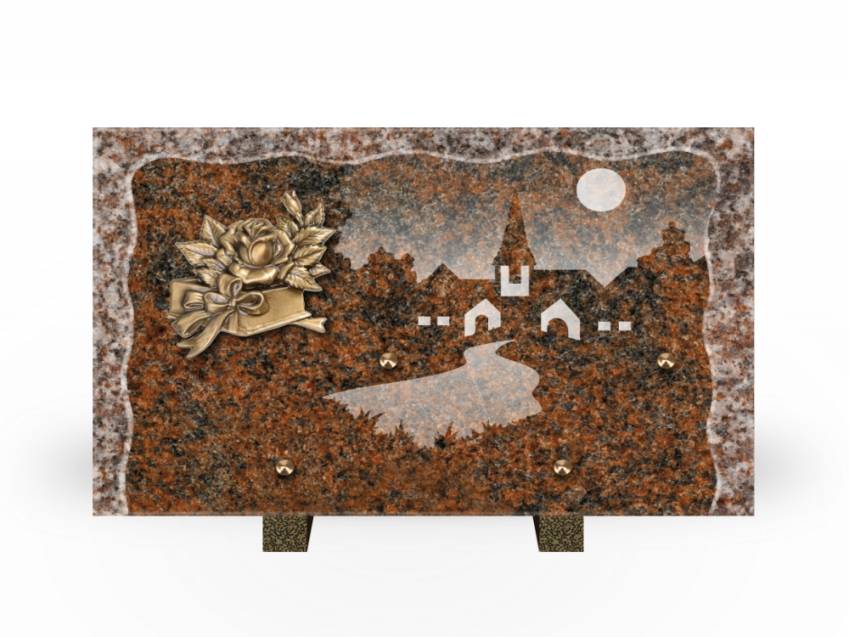 Plaque Granit Rectangle recueil