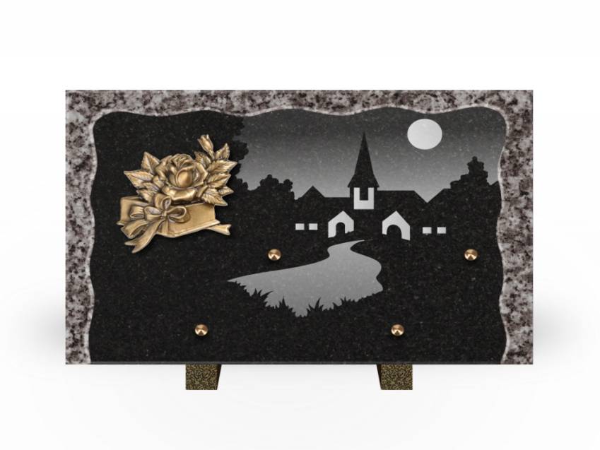 Plaque Granit Rectangle recueil