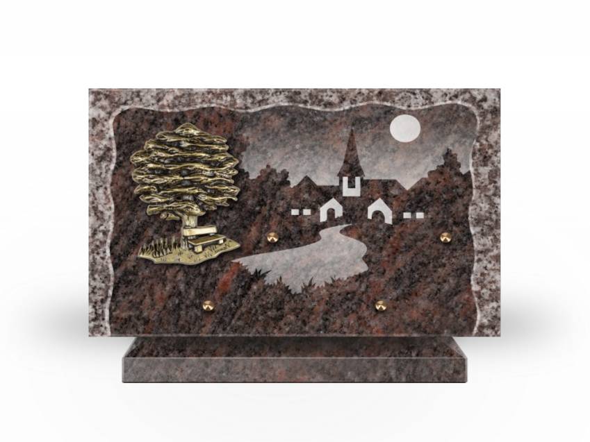 Plaque Granit Rectangle recueil