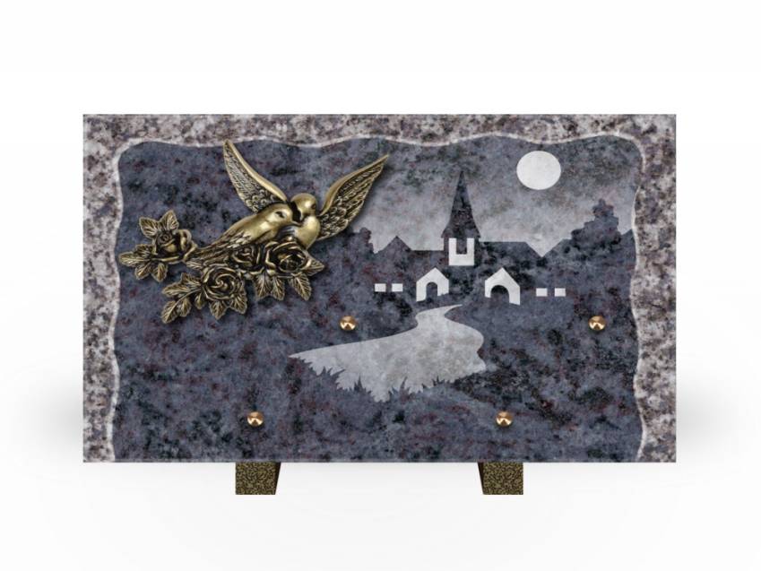 Plaque Granit Rectangle recueil