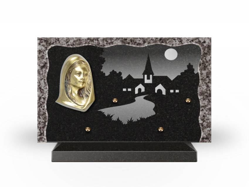 Plaque Granit Rectangle recueil