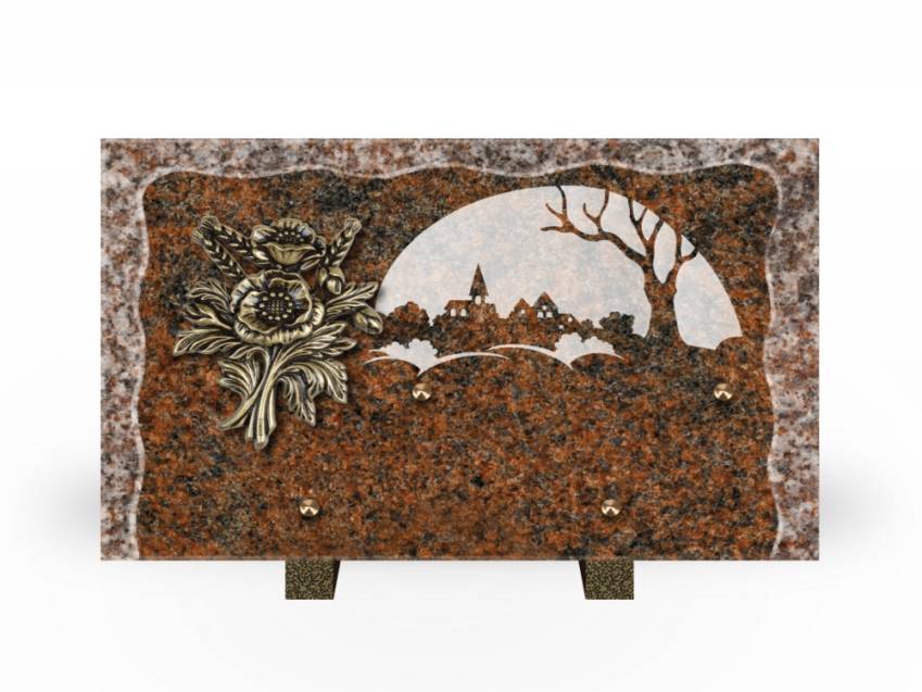 Plaque Granit Rectangle recueil