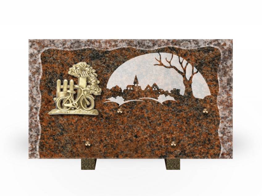 Plaque Granit Rectangle recueil