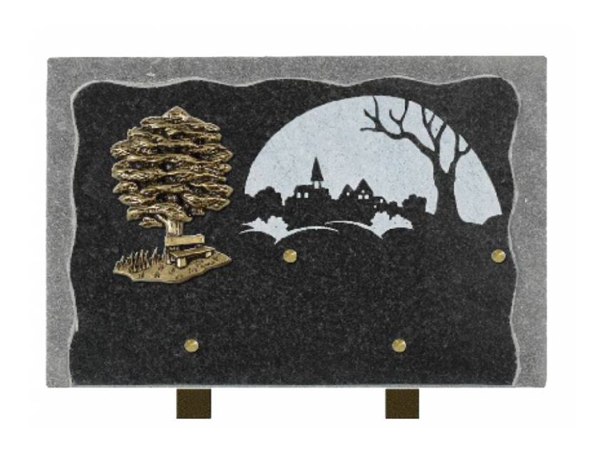 Plaque Granit Rectangle recueil