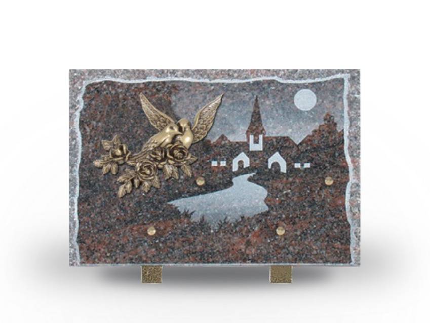 Plaque Granit Rectangle recueil