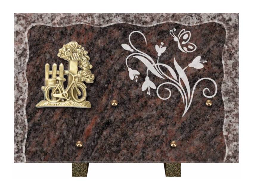 Plaque Granit Rectangle recueil