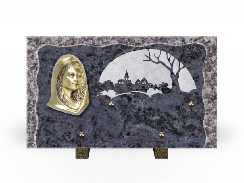 Plaque Granit Rectangle recueil