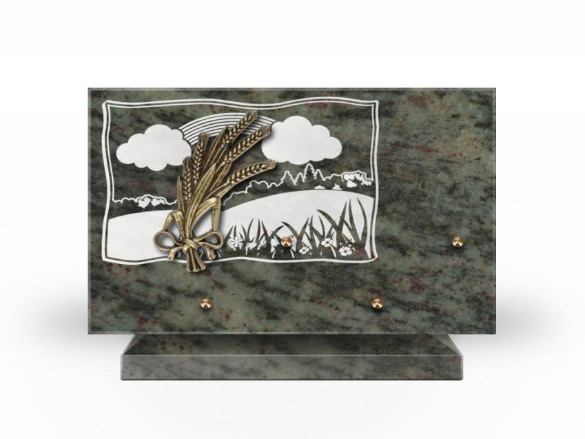 Plaque Granit Rectangle romantique