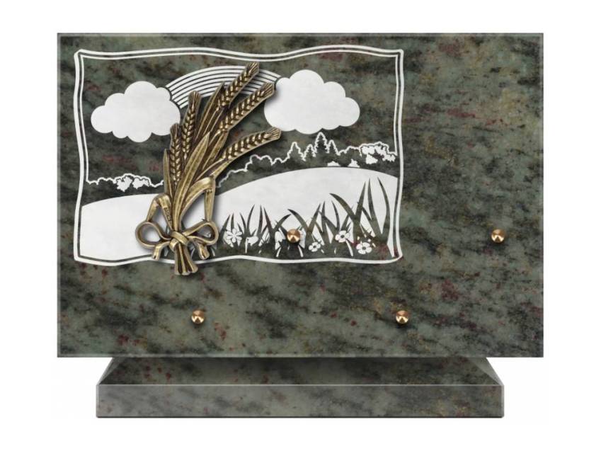 Plaque Granit Rectangle romantique