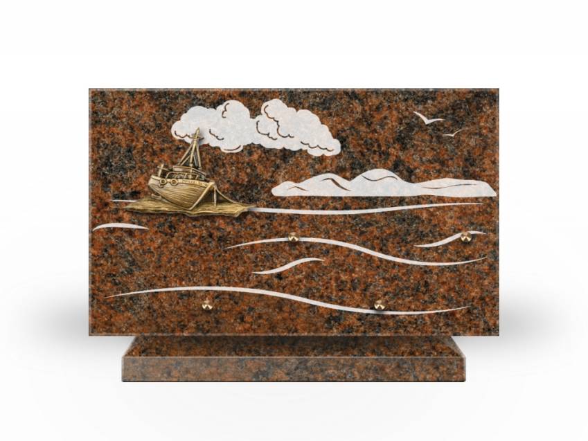 Plaque Granit Rectangle hommage