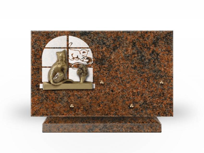 Plaque Granit Rectangle hommage