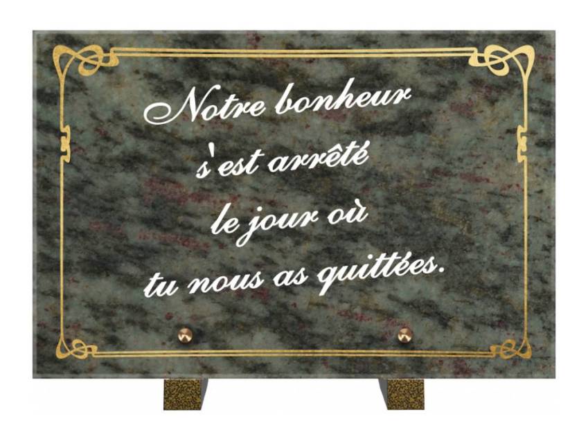 Plaque funéraire aegirion