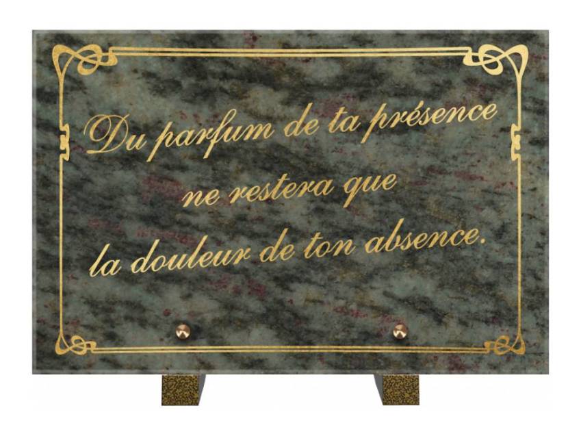 Plaque funéraire aegirion