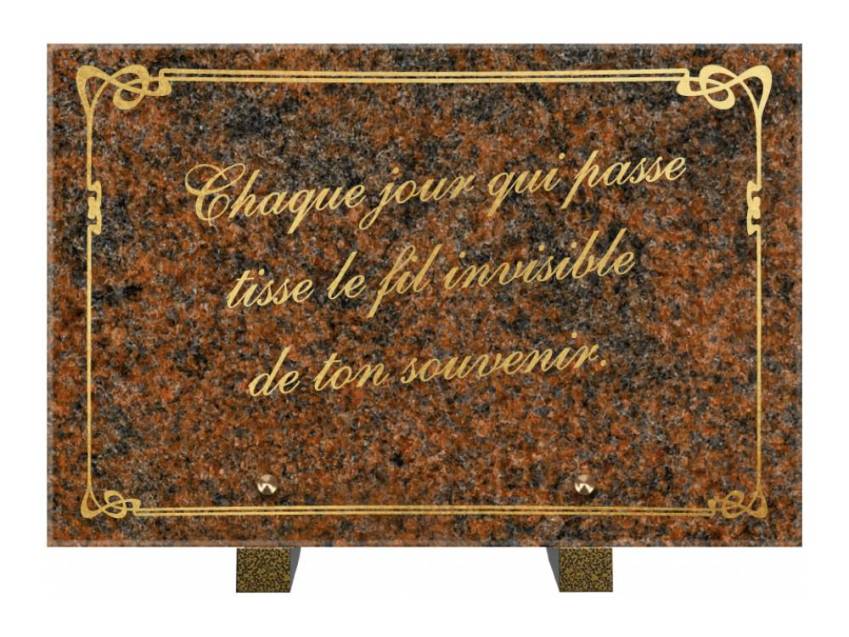 Plaque funéraire aegirion