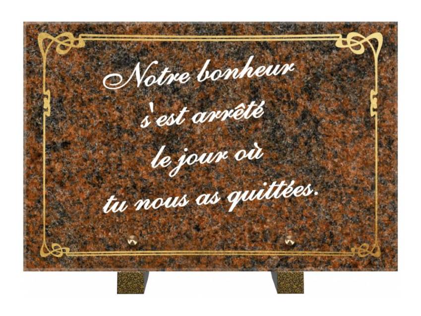Plaque funéraire aegirion