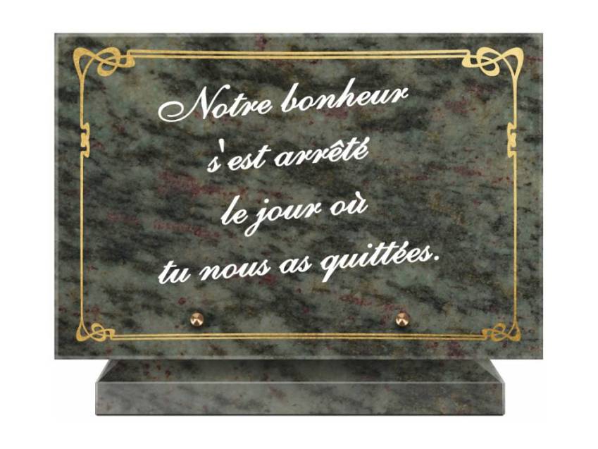 Plaque funéraire aegirion