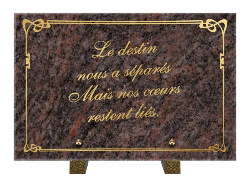 Plaque funéraire aegirion