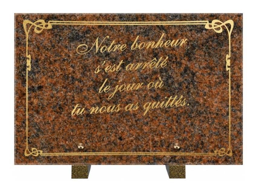 Plaque funéraire aegirion