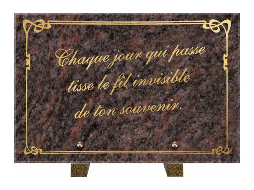 Plaque funéraire aegirion