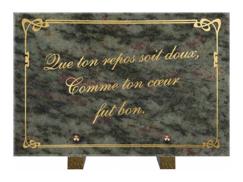 Plaque funéraire aegirion