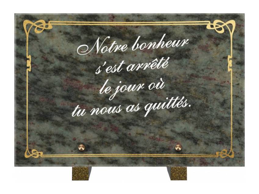 Plaque funéraire aegirion