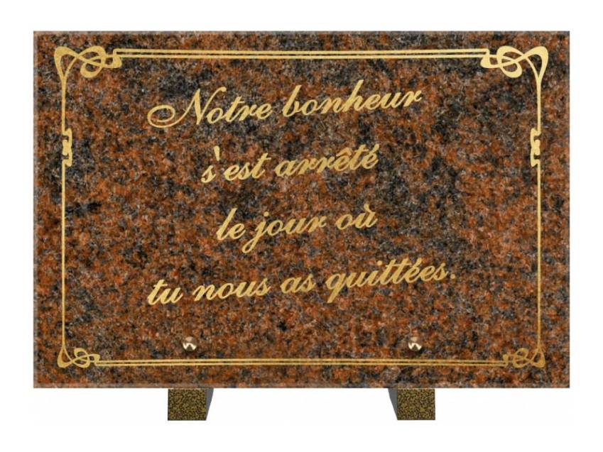 Plaque funéraire aegirion
