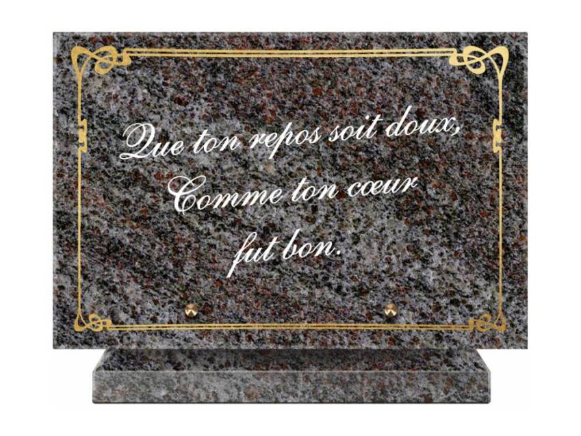 Plaque funéraire aegirion