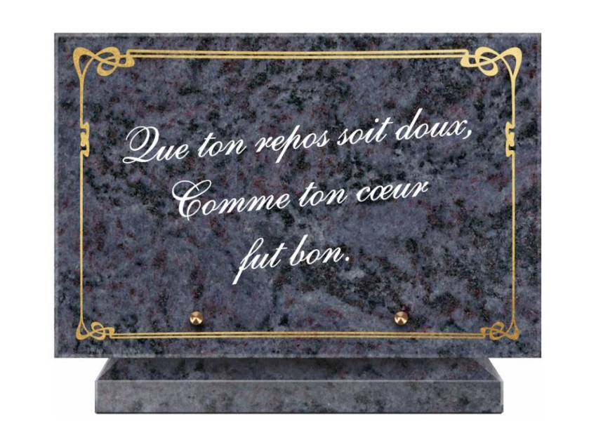 Plaque funéraire aegirion
