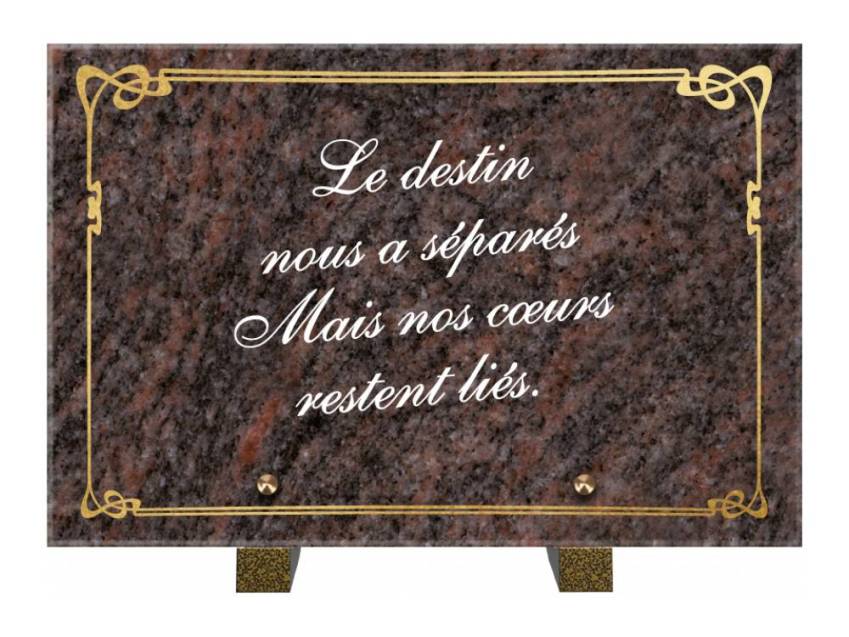 Plaque funéraire aegirion