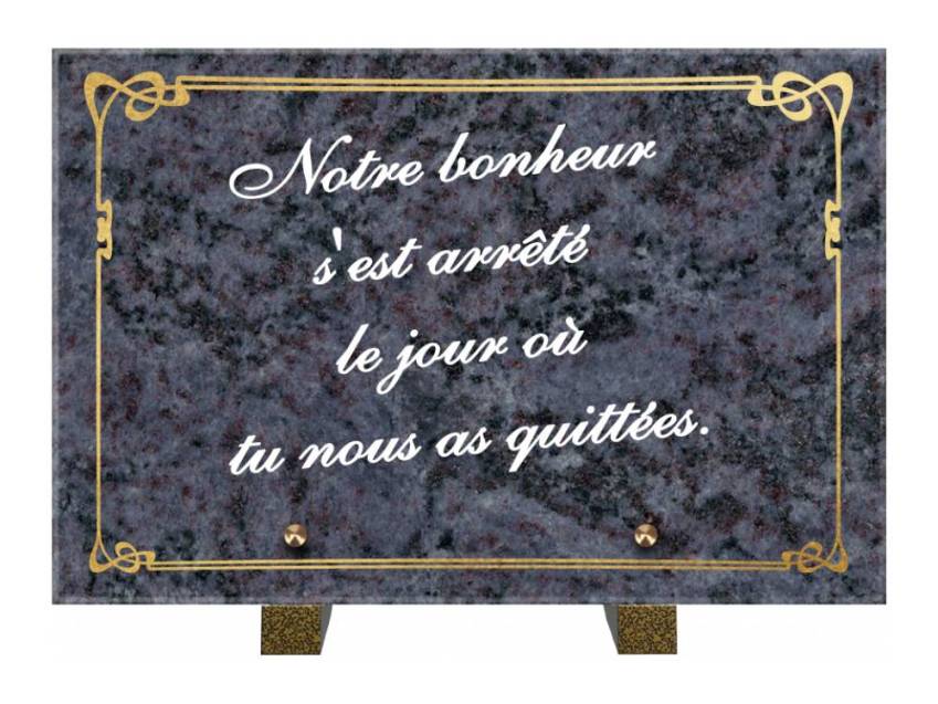 Plaque funéraire aegirion