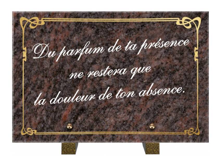 Plaque funéraire aegirion
