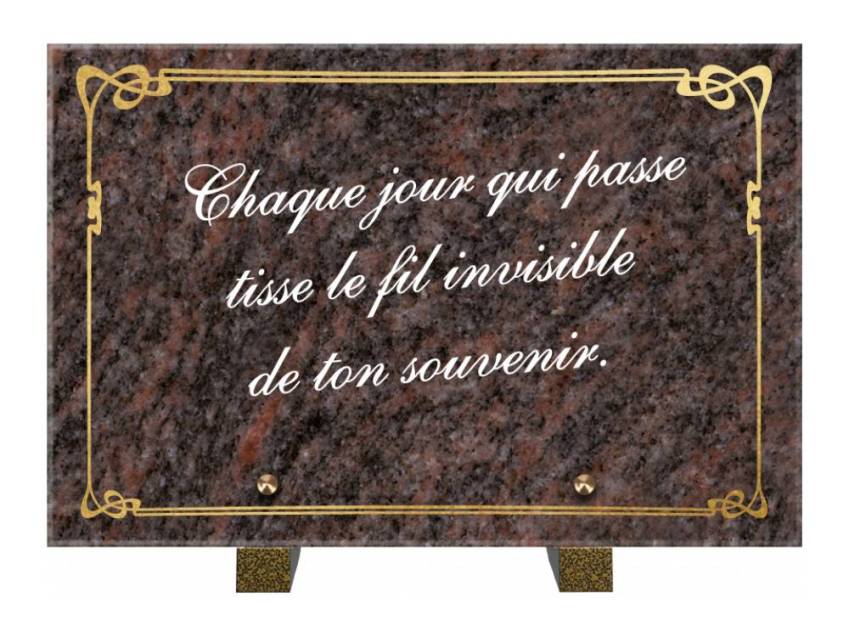 Plaque funéraire aegirion