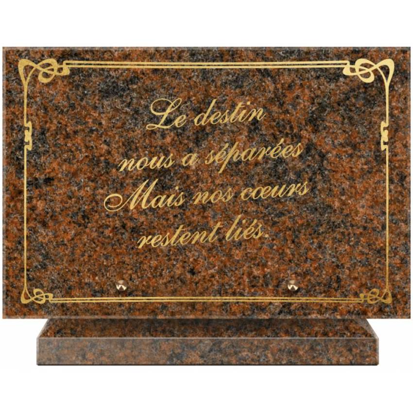 Aegirion funeral plaque