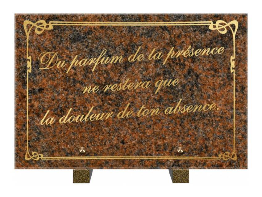 Plaque funéraire aegirion