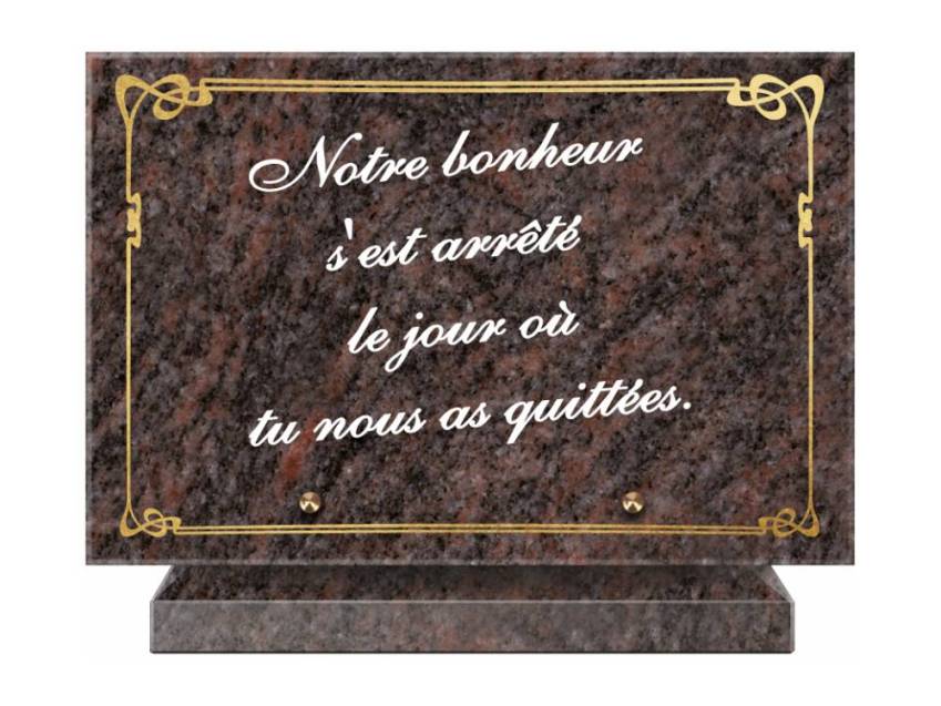 Plaque funéraire aegirion