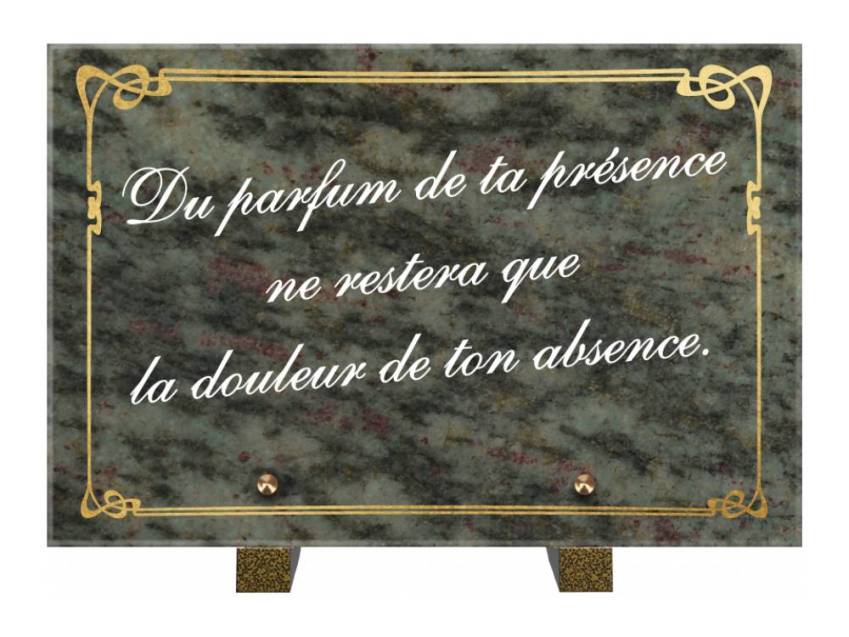 Plaque funéraire aegirion