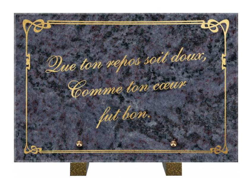 Plaque funéraire aegirion