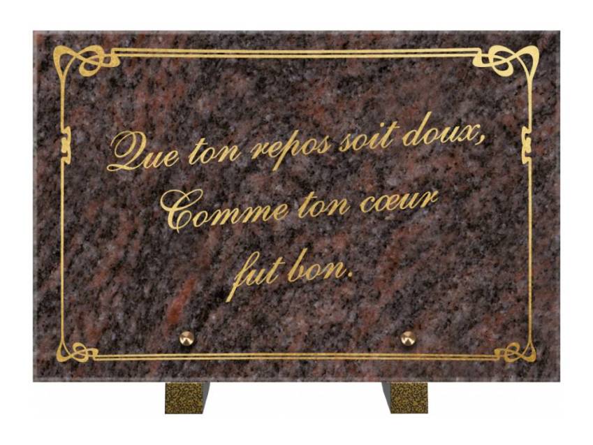Plaque funéraire aegirion